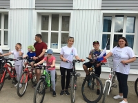 Участие вместе с детьми и родителями во Всероссийском велопробеге ко Дню России